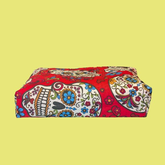 Sugar Skull Day of the Dead Small Pouch - Picture 5 of 6